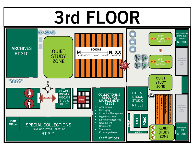 Floorplan for 3rd floor